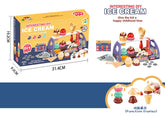 Pretend Play Preschool Interesting Ice Cream Set Dessert Hand Box Kids Ice Cream Toy